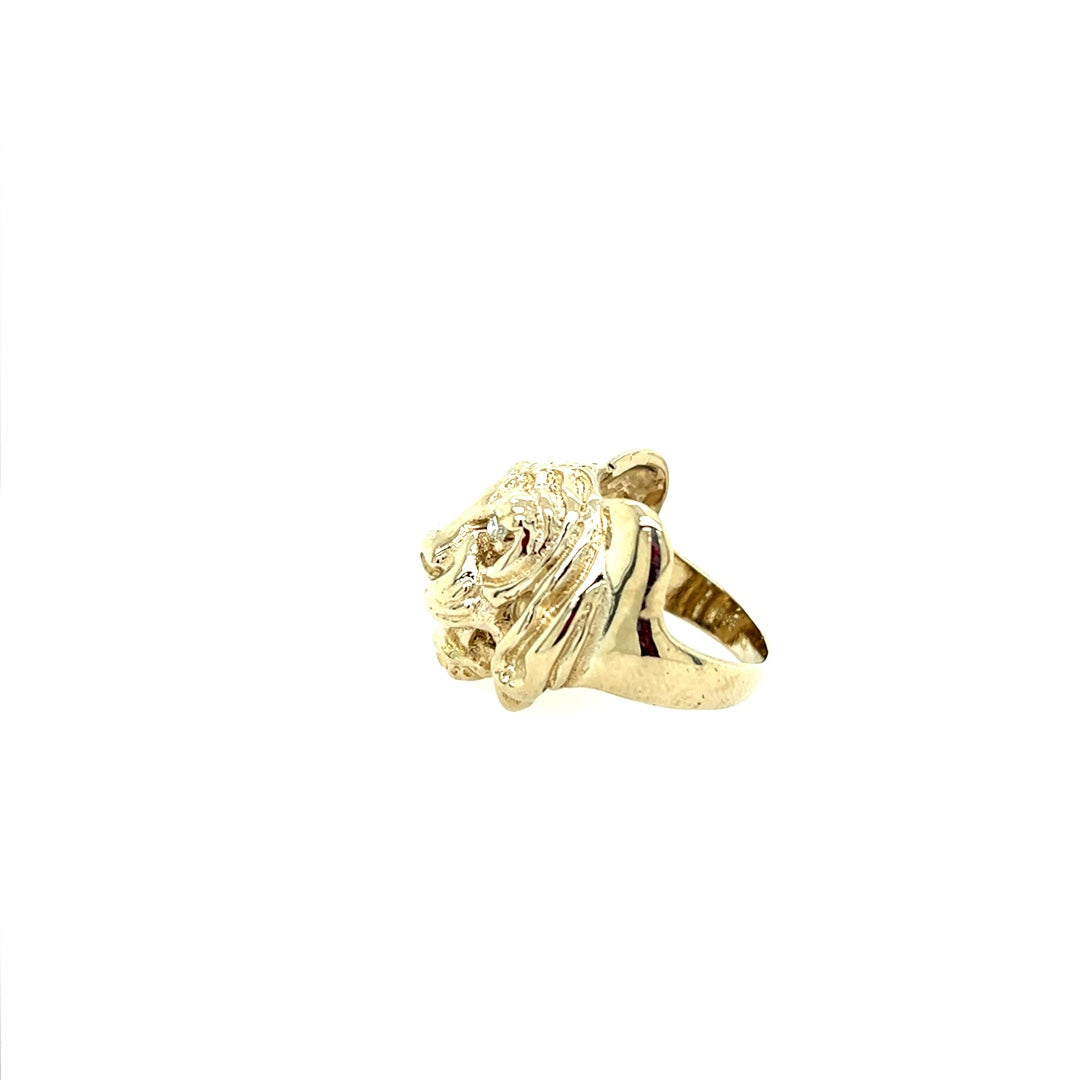 Tiger-Ring Gelbgold 585 - 14 ct. mit Brillanten