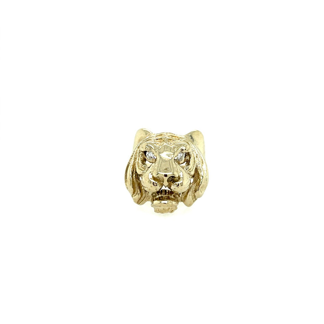 Tiger-Ring Gelbgold 585 - 14 ct. mit Brillanten