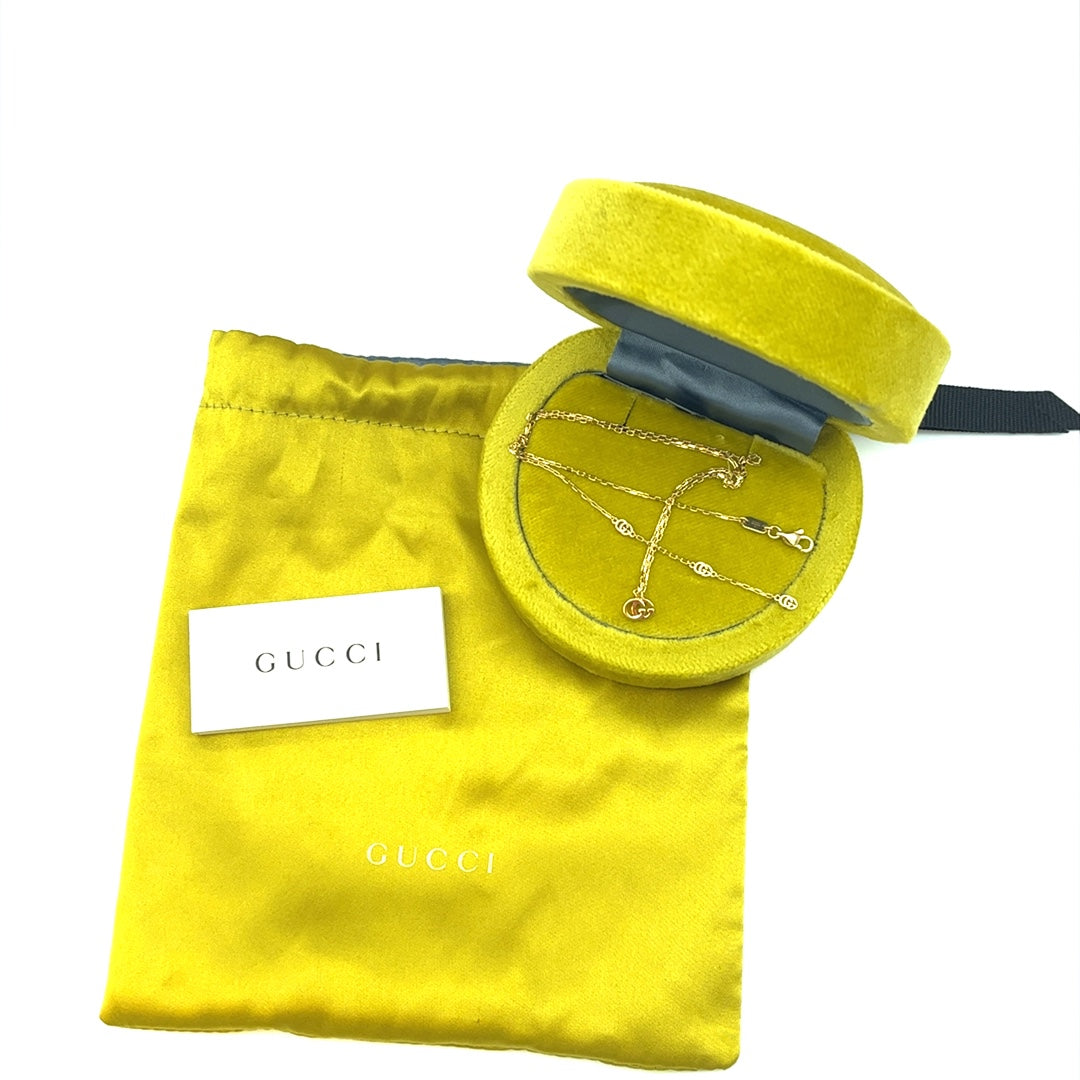 Gucci Kette mit Anhänger Gelbgold 750 - 18 ct.
