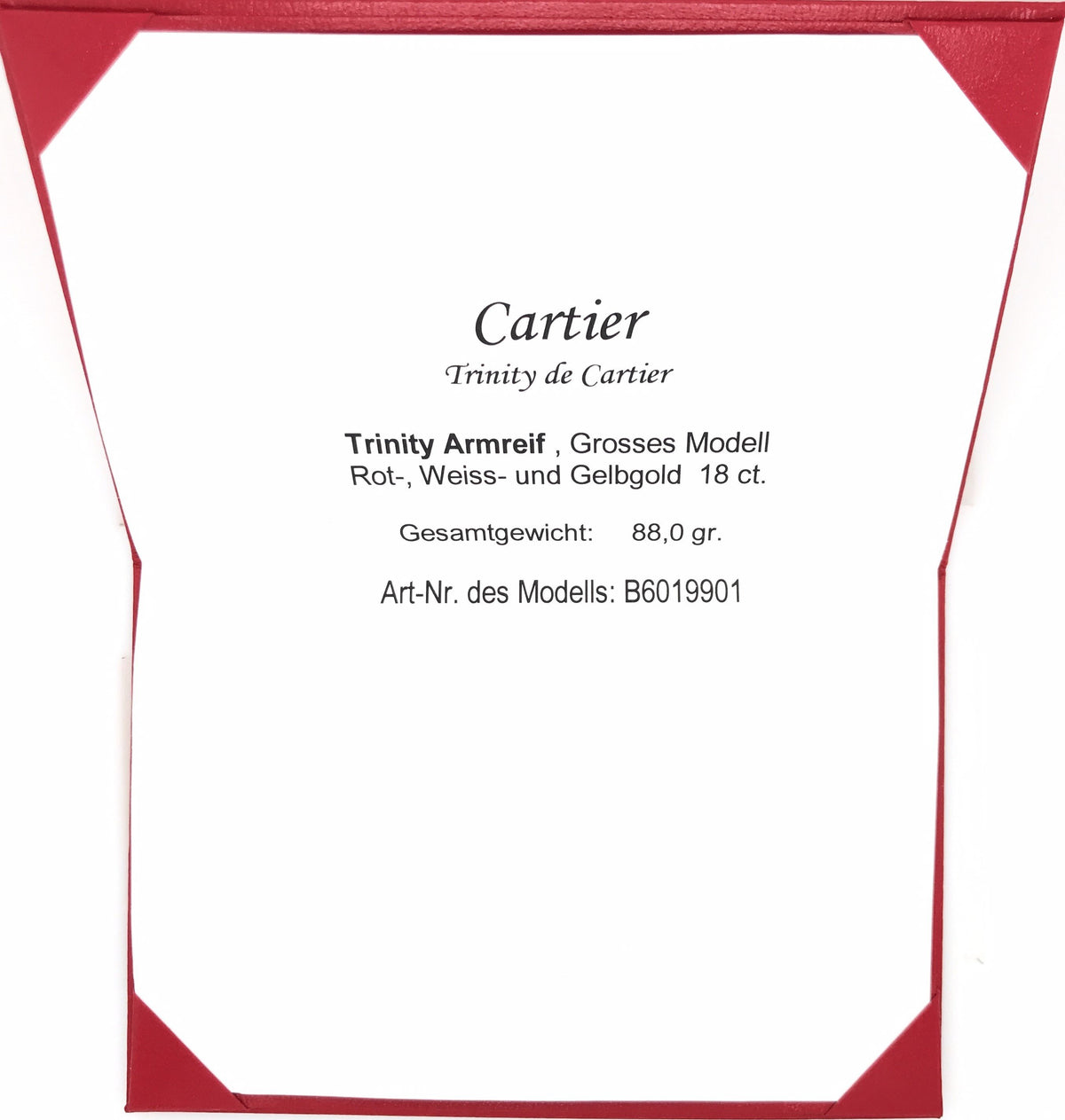 vintage-armbaender-Cartier Trinity Armreif Tricolor Gold 750-10232-Prejou