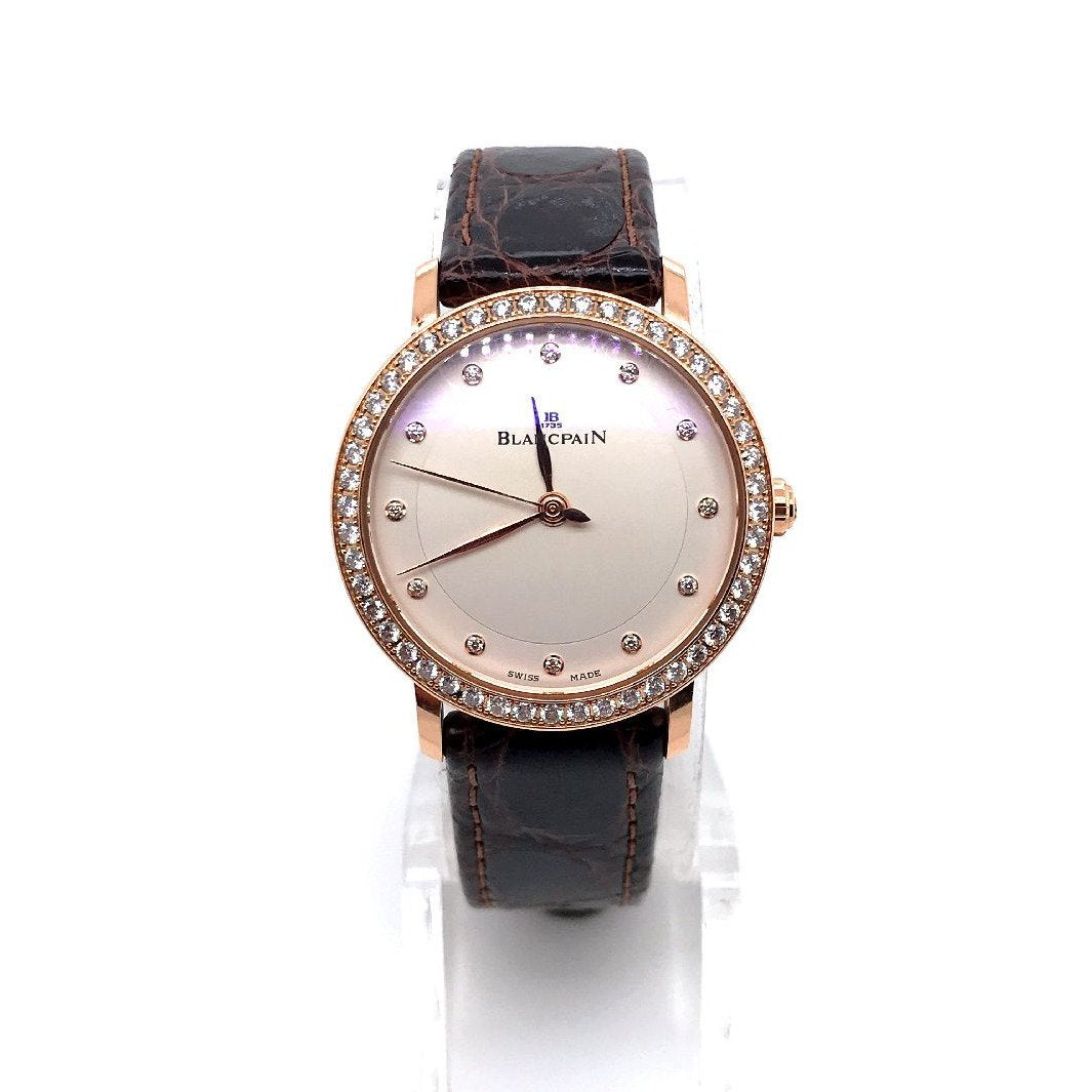 Gebrauchte Luxusuhr Blancpain Villeret Ultraplate Ros gold