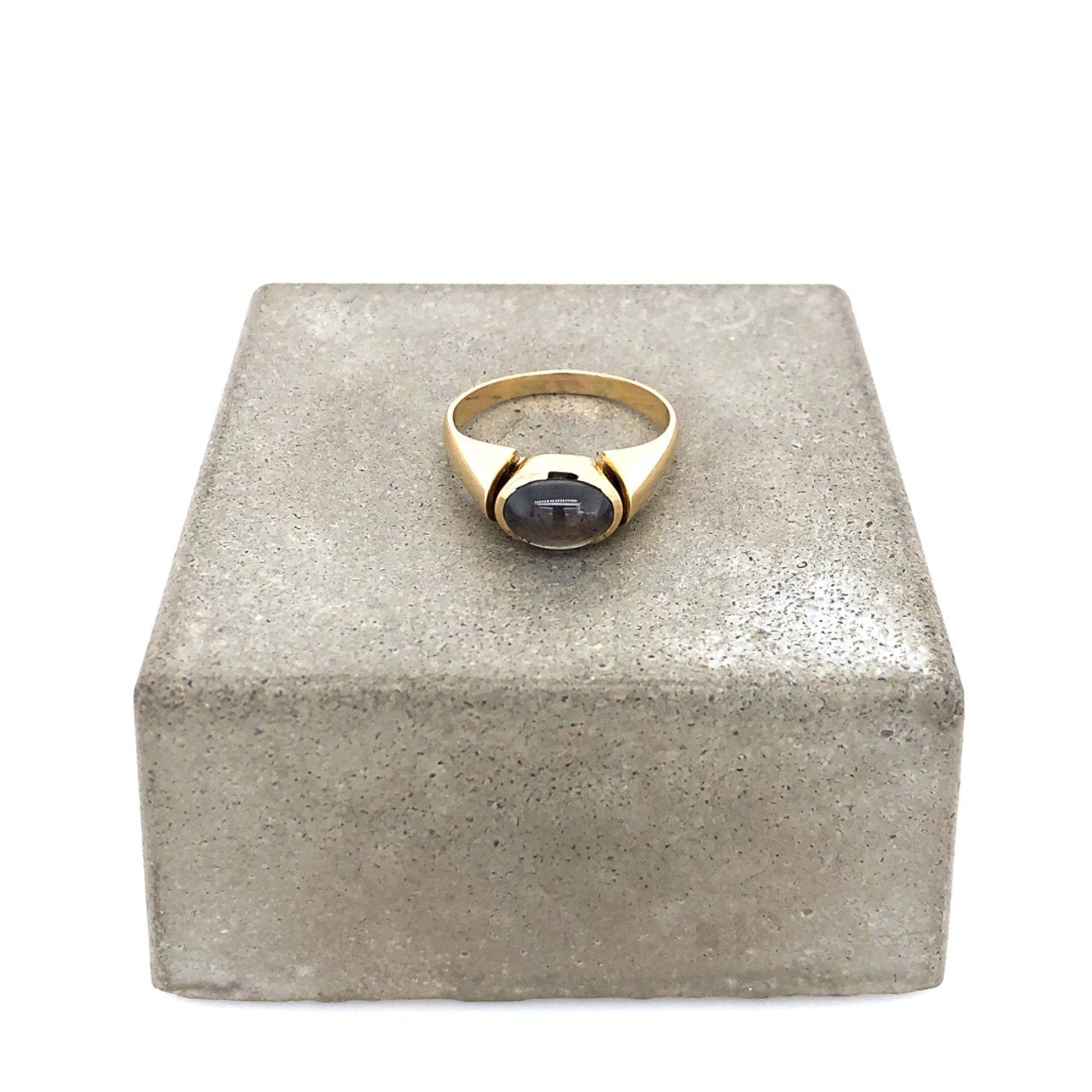 antiker-echtschmuck-antike-ringe-Ring Gelbgold 750 mit Turmalin-11294-Prejou