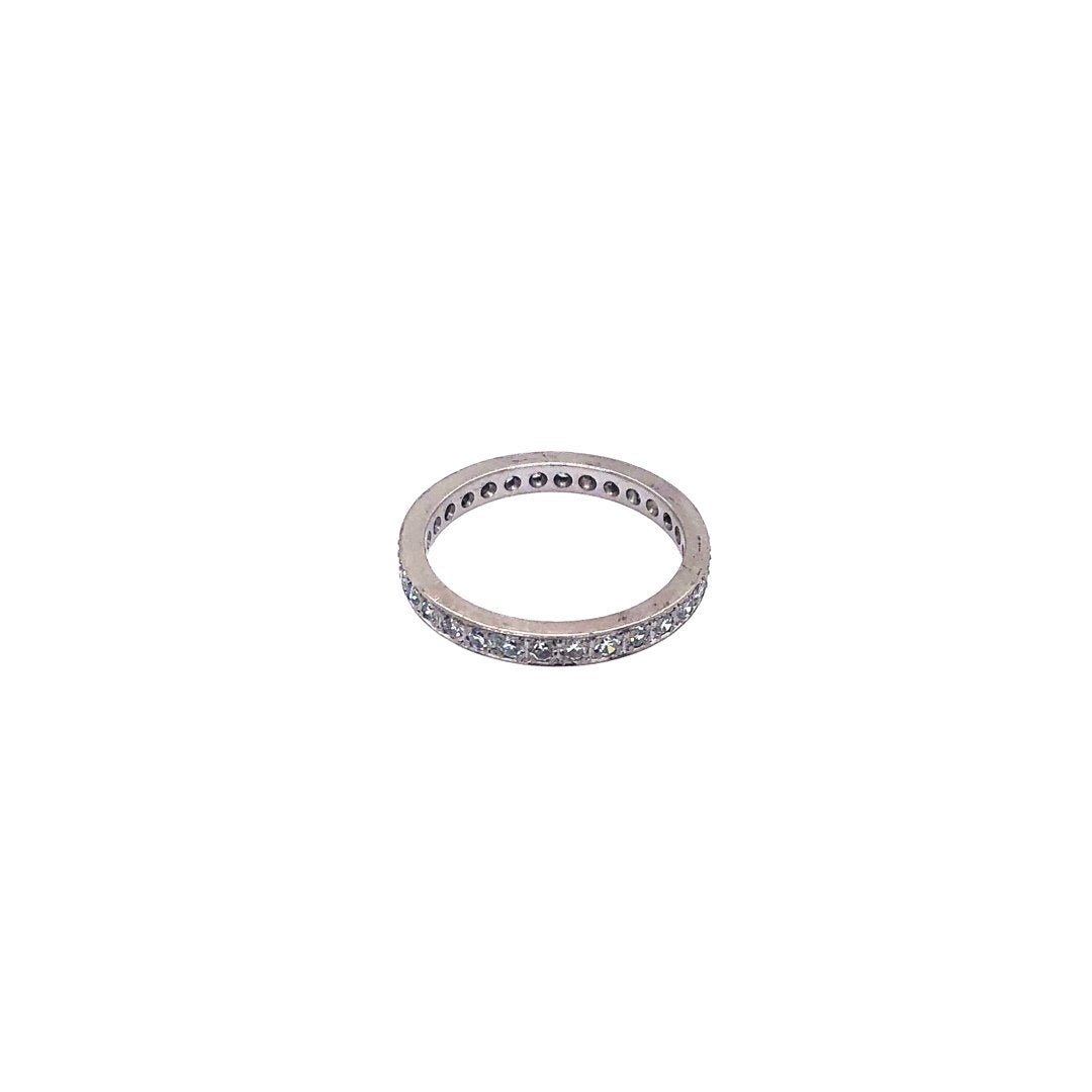 antiker-echtschmuck-antike-ringe-Eternity-Ring Weissgold 585 mit Diamanten-10659-Prejou