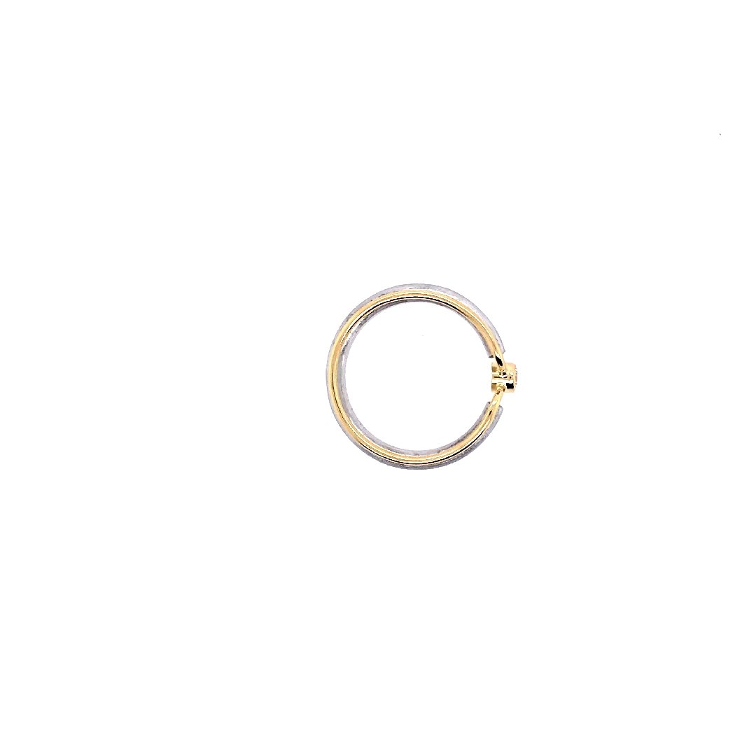 antiker-echtschmuck-antike-ringe-Platin Ring Bicolor mit Brillanten-10094-Prejou