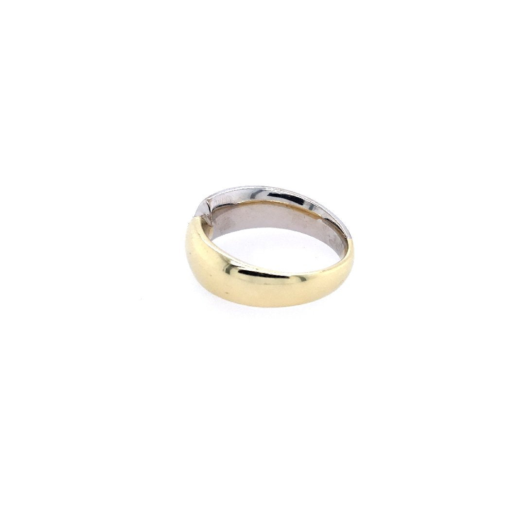 antiker-echtschmuck-antike-ringe-Ring Bicolor Gold 585 mit Brillant-10561-Prejou