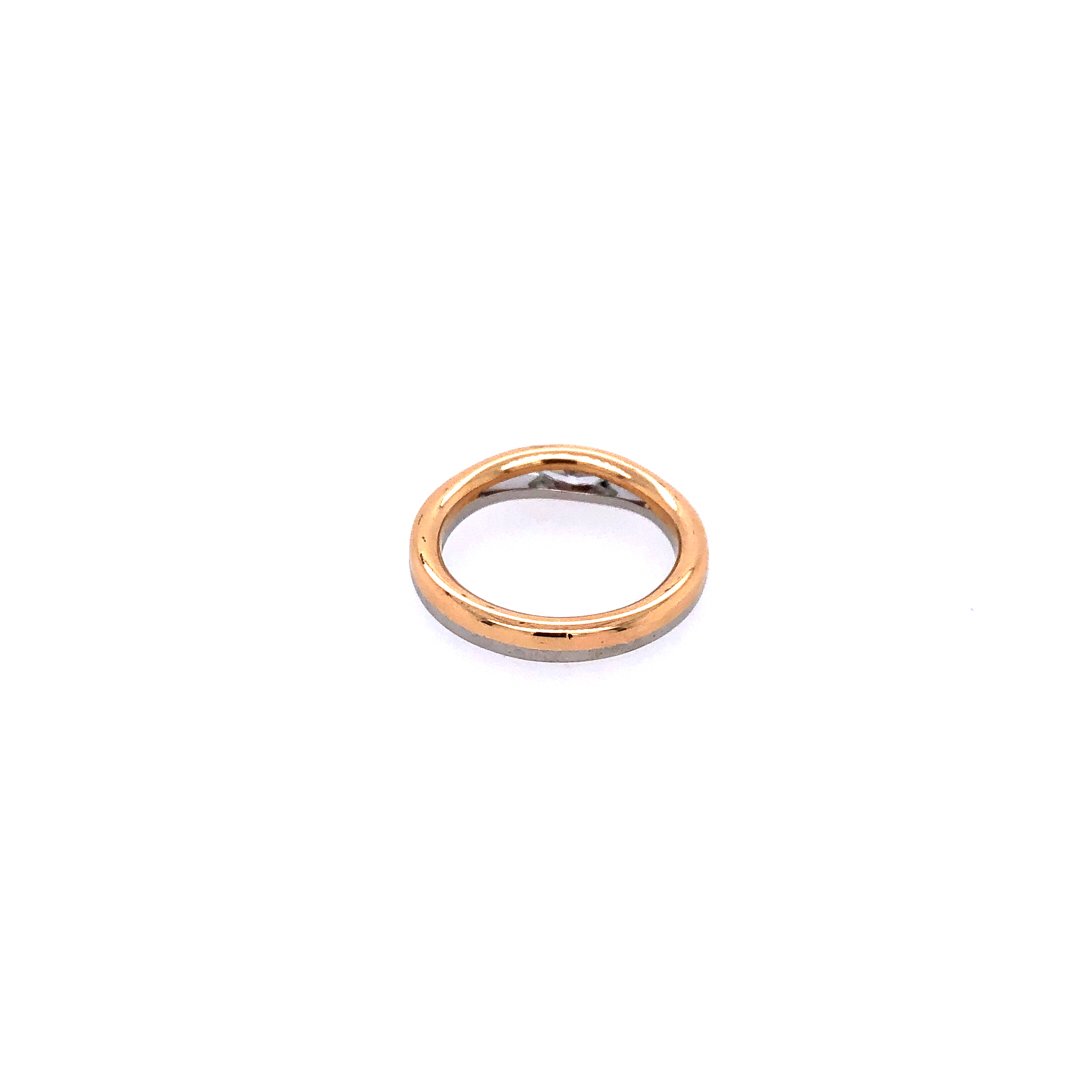 antiker-echtschmuck-antike-ringe-Ring Bicolor Gold 750 mit Diamant-10511-Prejou