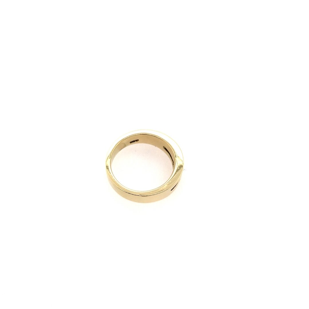 antiker-echtschmuck-antike-ringe-Ring Gelbgold 585 mit Brillant-10221-Prejou