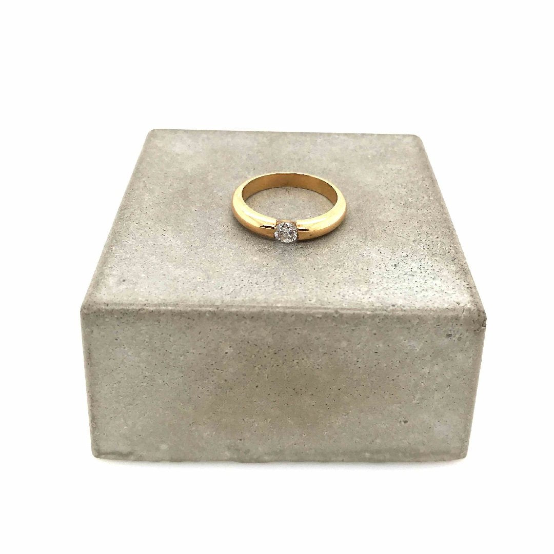 antiker-echtschmuck-antike-ringe-Ring Gelbgold 585 mit Brillant-10565-Prejou