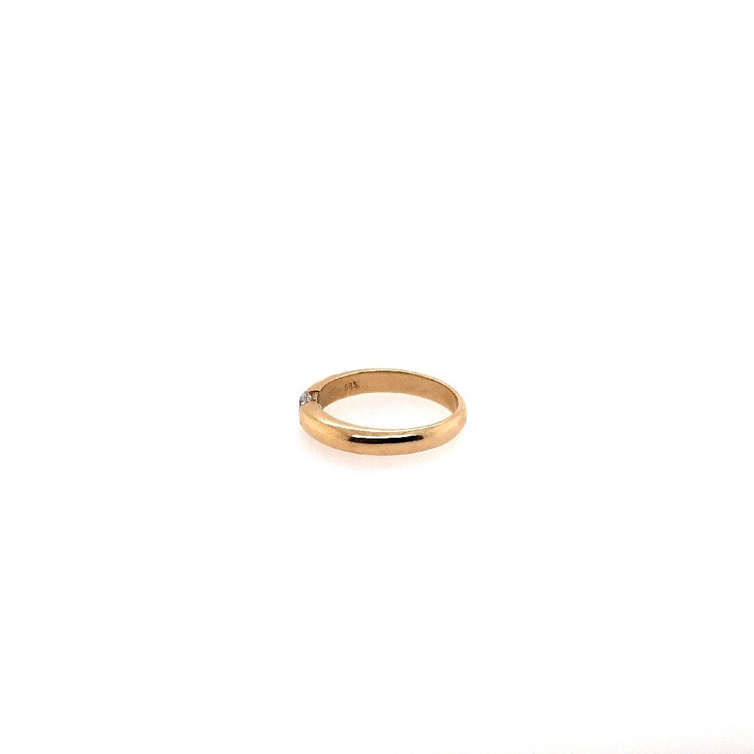 antiker-echtschmuck-antike-ringe-Ring Gelbgold 585 mit Brillant-10565-Prejou