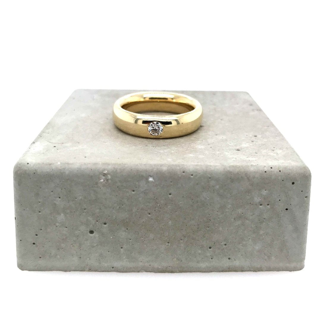 antiker-echtschmuck-antike-ringe-Ring Gelbgold 585 mit Brillant-10602-Prejou