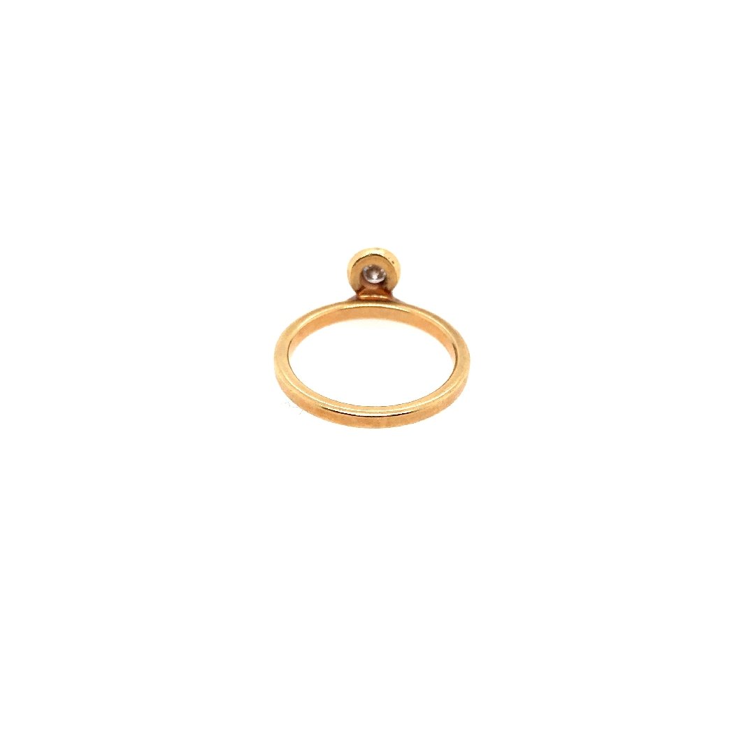 antiker-echtschmuck-antike-ringe-Ring Gelbgold 585 mit Brillant-10724-Prejou