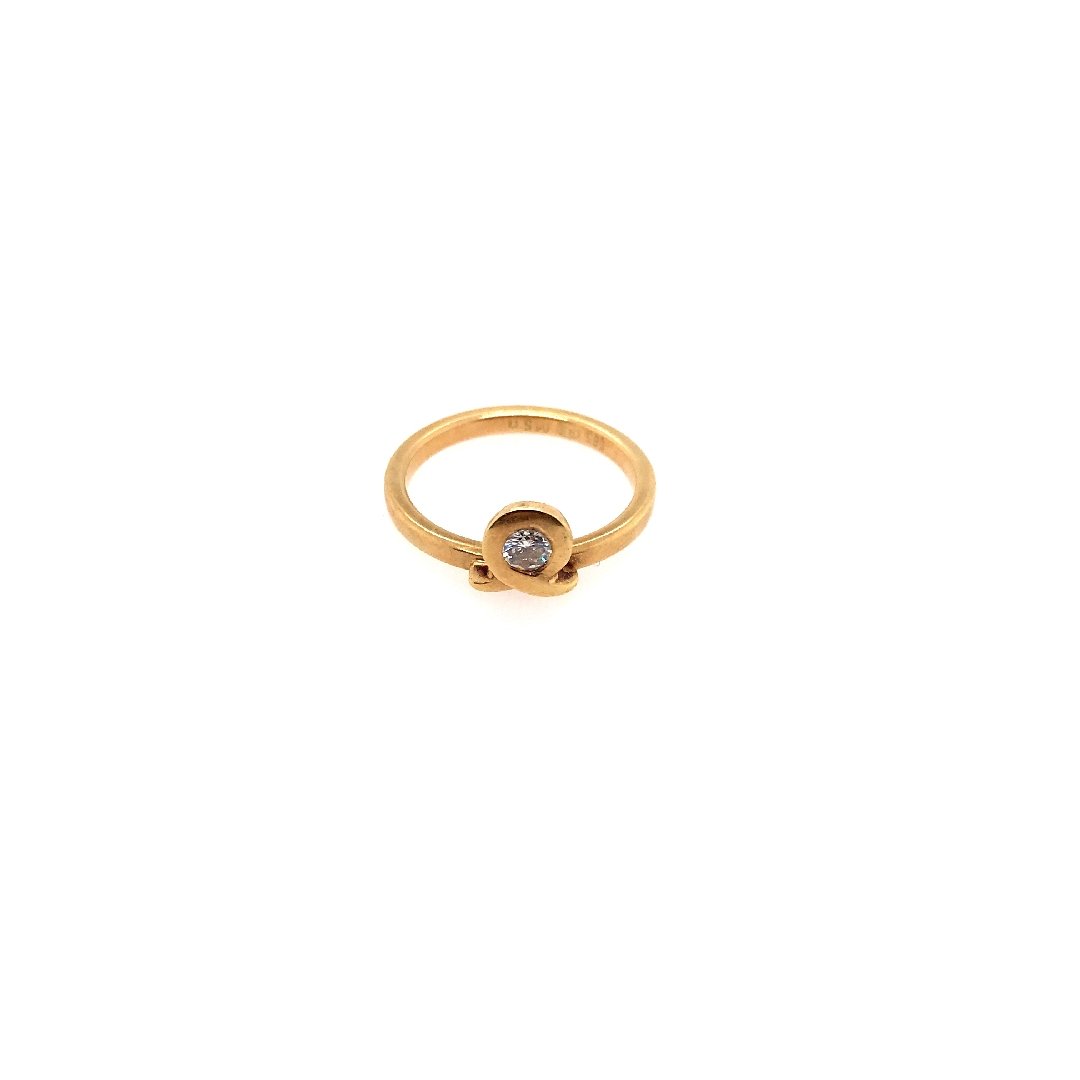 antiker-echtschmuck-antike-ringe-Ring Gelbgold 585 mit Brillant-10724-Prejou