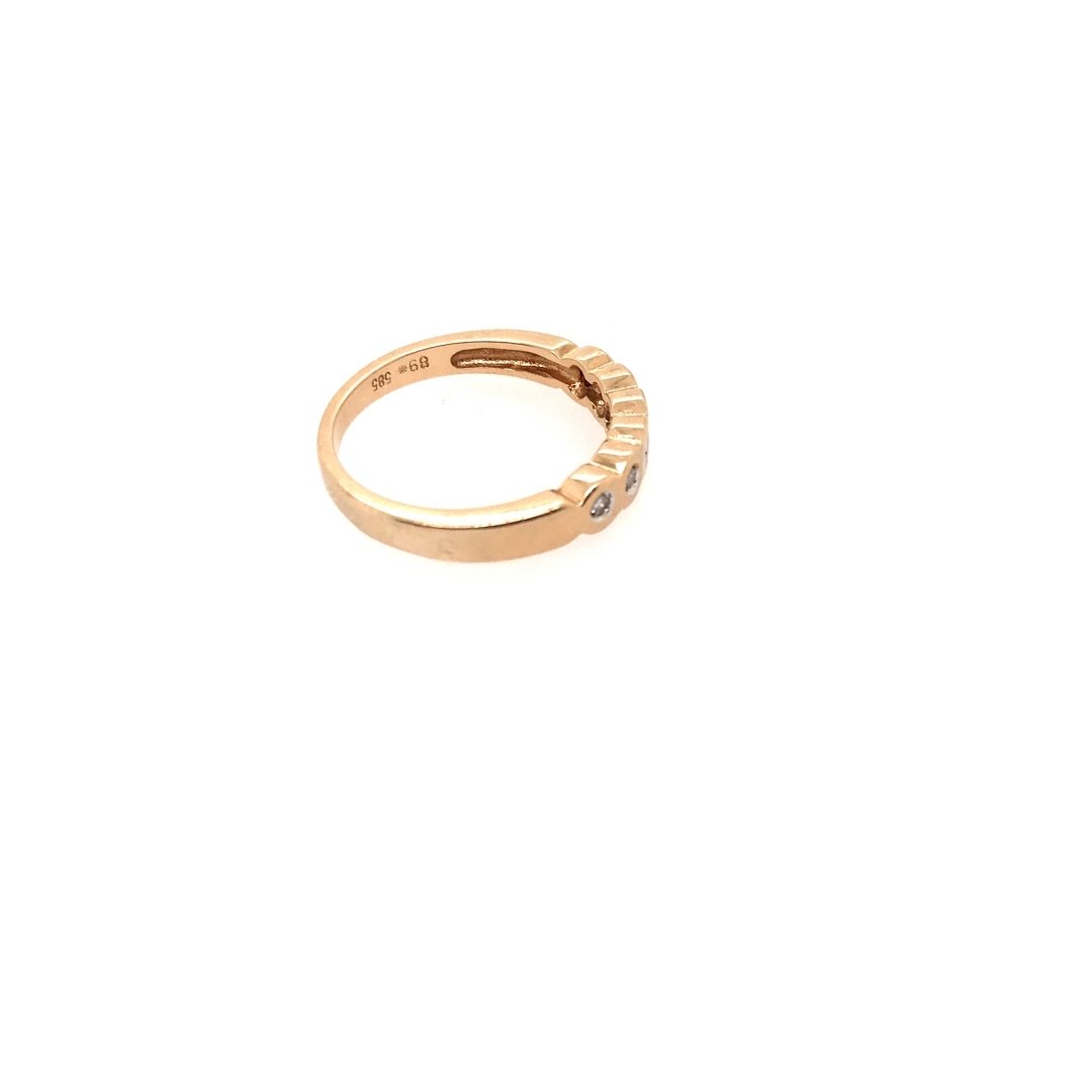 antiker-echtschmuck-antike-ringe-Ring Gelbgold 585 mit Brillant-10755-Prejou
