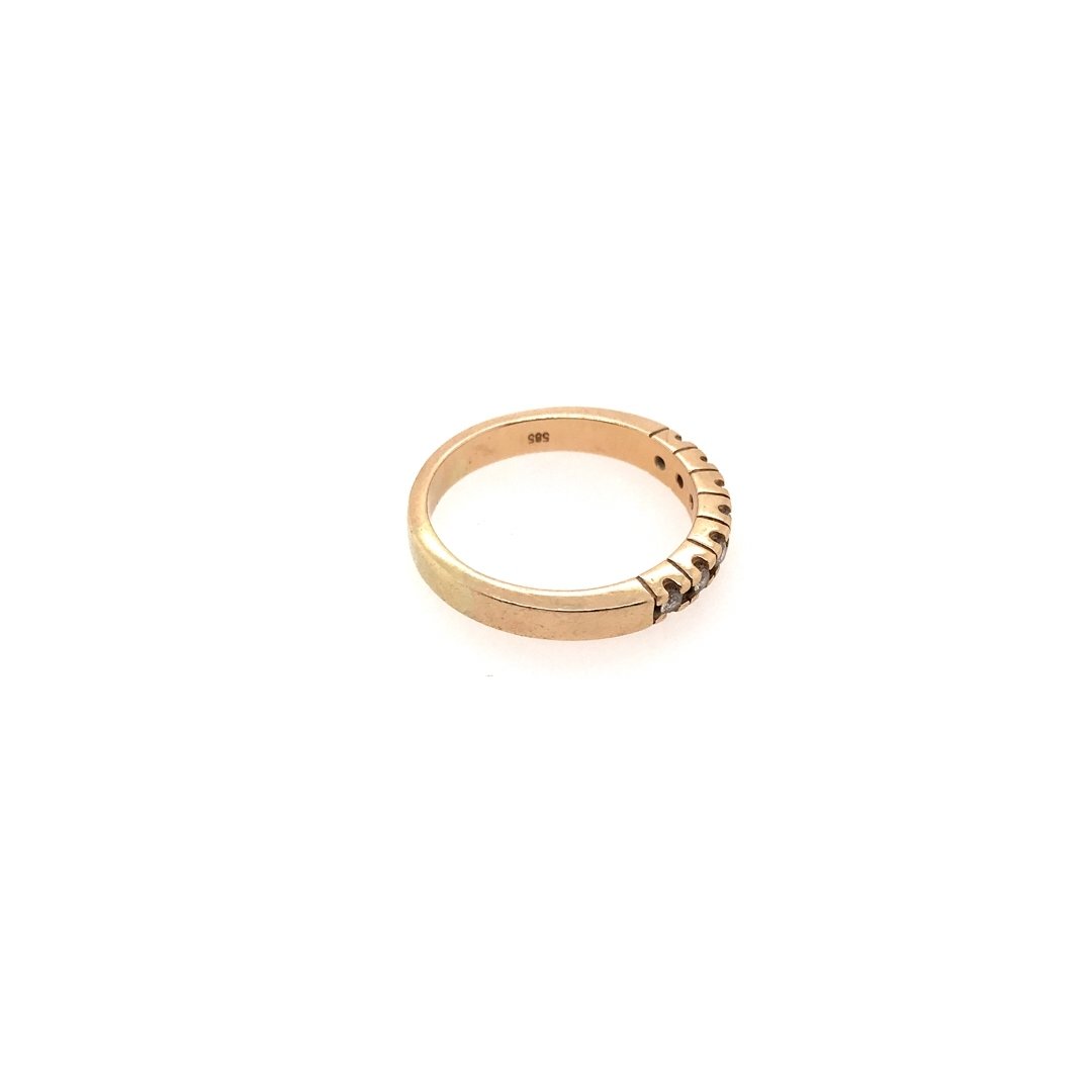 antiker-echtschmuck-antike-ringe-Ring Gelbgold 585 mit Brillanten-10028-Prejou