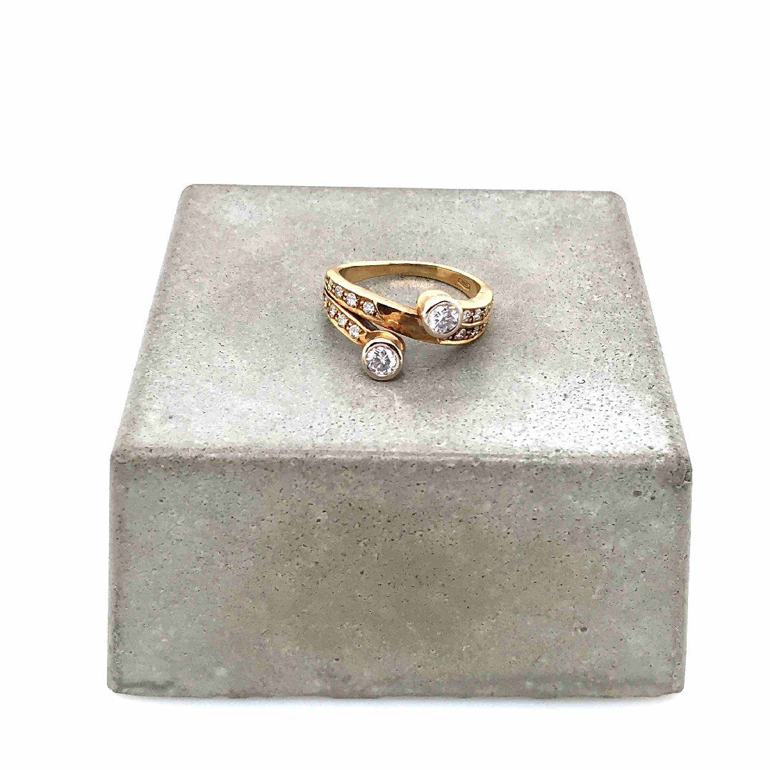 antiker-echtschmuck-antike-ringe-Ring Gelbgold 585 mit Brillanten-10134-Prejou