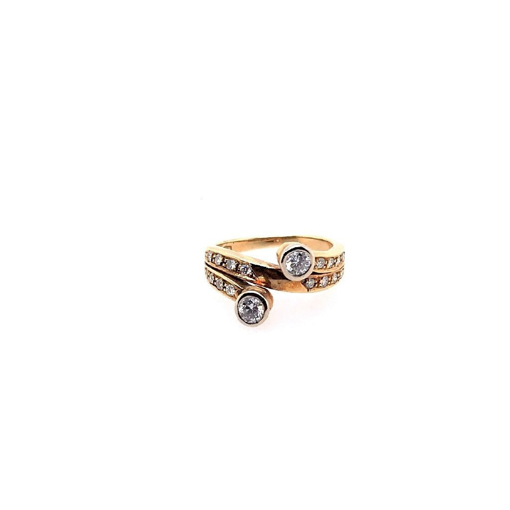 antiker-echtschmuck-antike-ringe-Ring Gelbgold 585 mit Brillanten-10134-Prejou