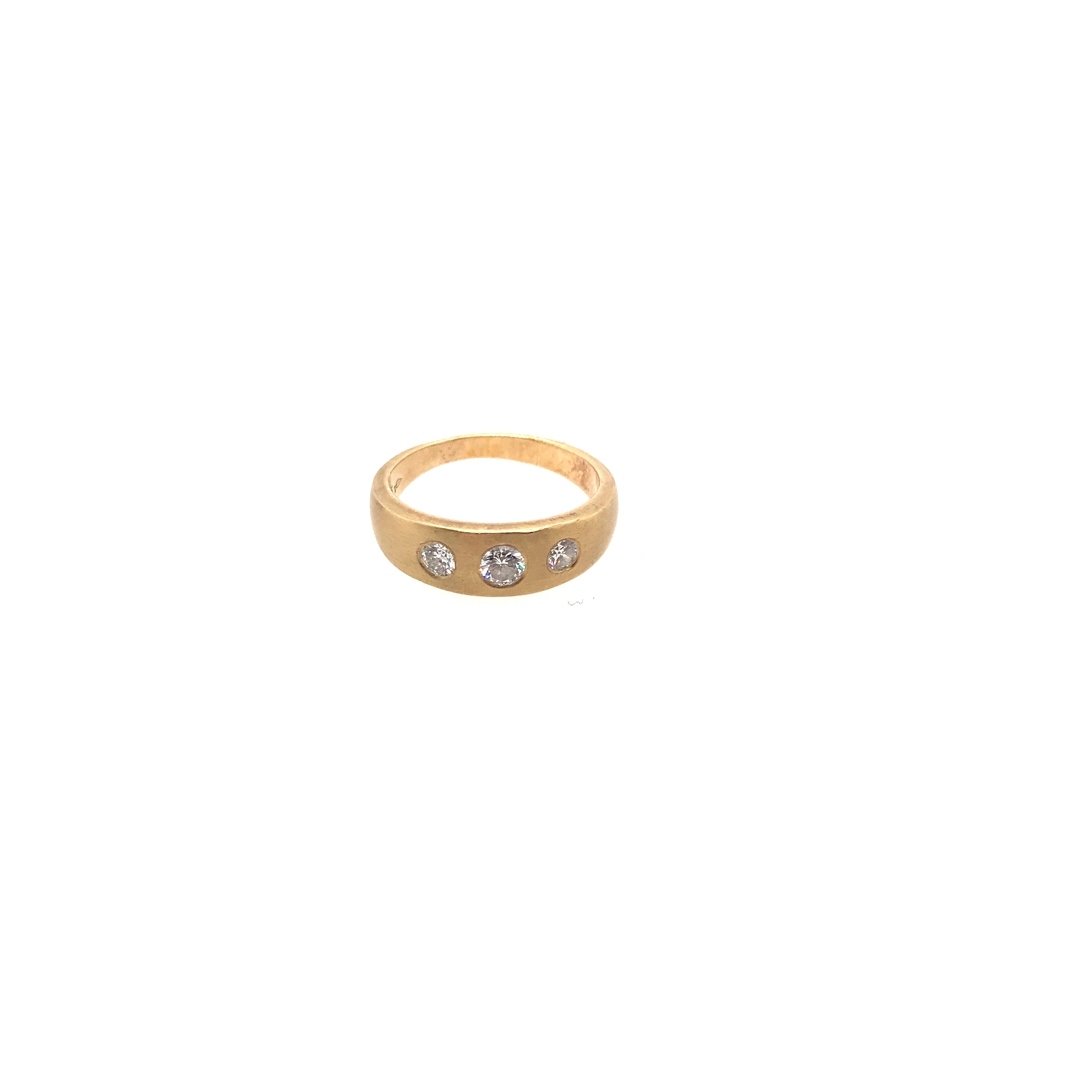antiker-echtschmuck-antike-ringe-Ring Gelbgold 585 mit Brillanten-10136-Prejou