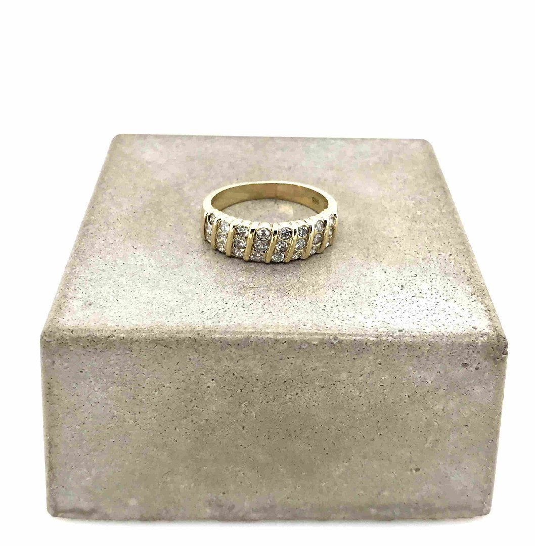 antiker-echtschmuck-antike-ringe-Ring Gelbgold 585 mit Brillanten-10374-Prejou