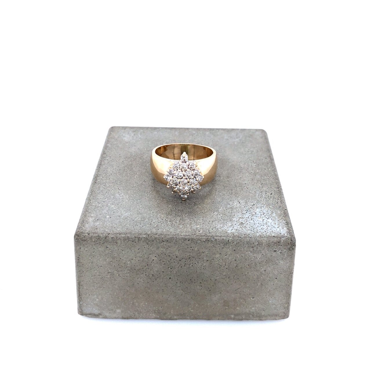 antiker-echtschmuck-antike-ringe-Ring Gelbgold 585 mit Brillanten-10387-Prejou