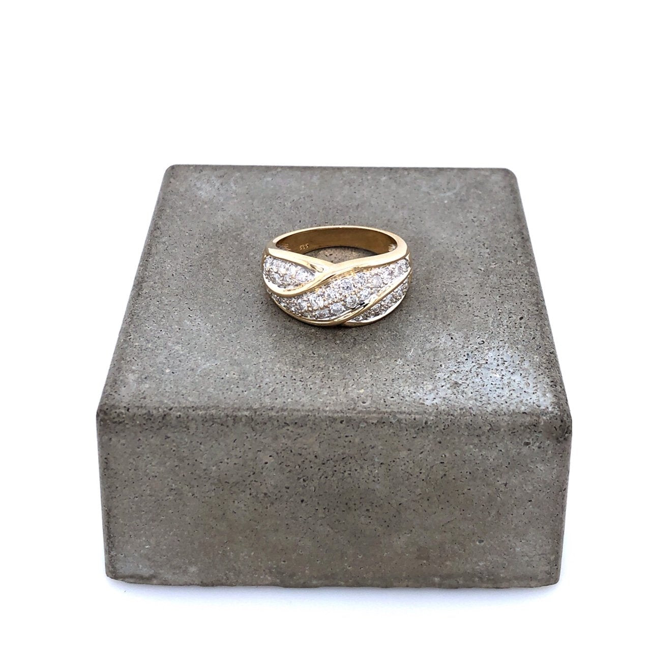 antiker-echtschmuck-antike-ringe-Ring Gelbgold 585 mit Brillanten-10417-Prejou