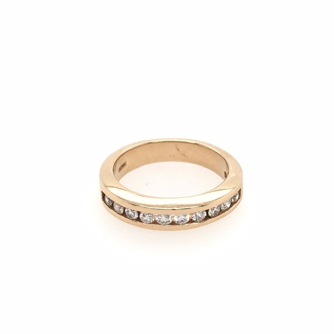 antiker-echtschmuck-antike-ringe-Ring Gelbgold 585 mit Brillanten-10466-Prejou