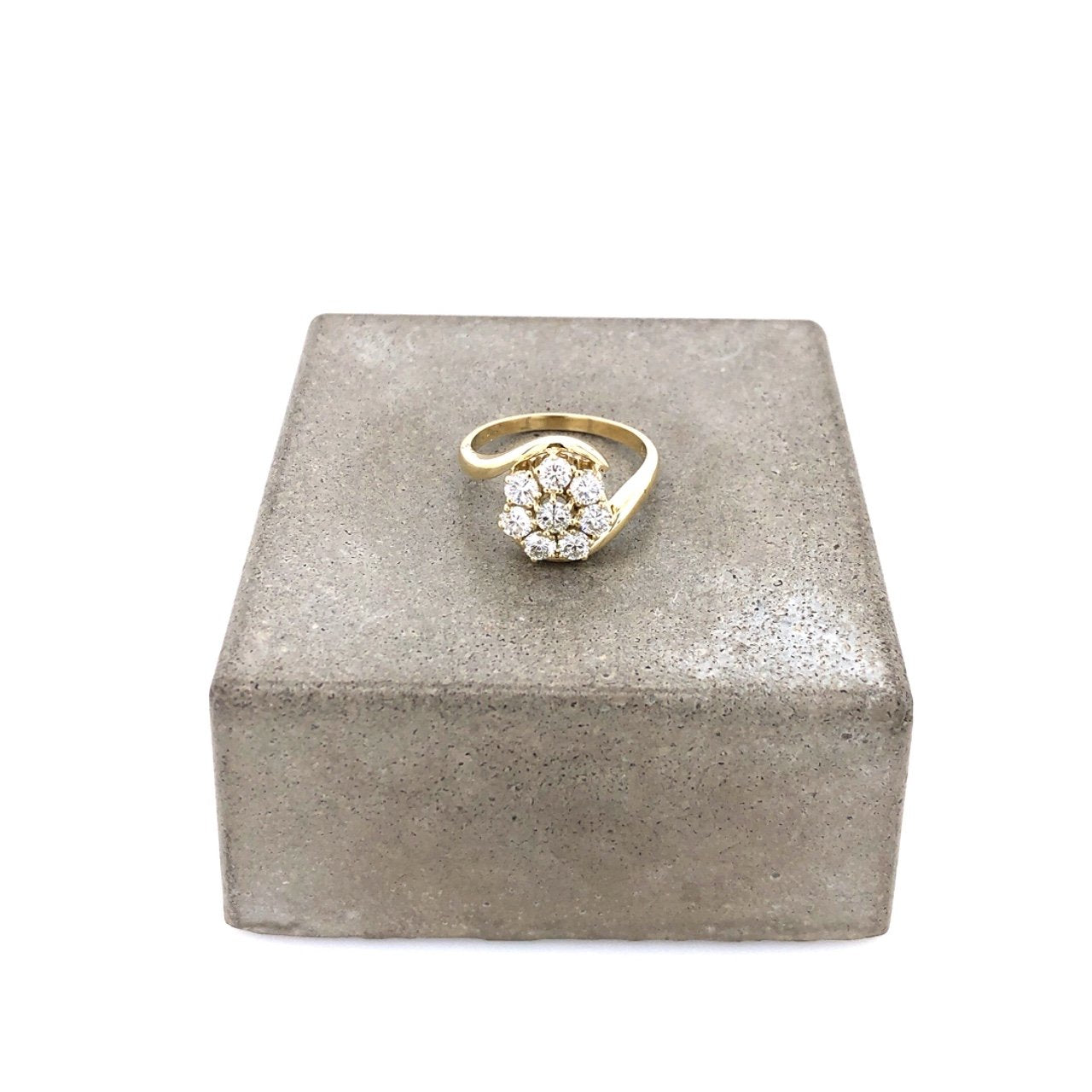 antiker-echtschmuck-antike-ringe-Ring Gelbgold 585 mit Brillanten-10848-Prejou