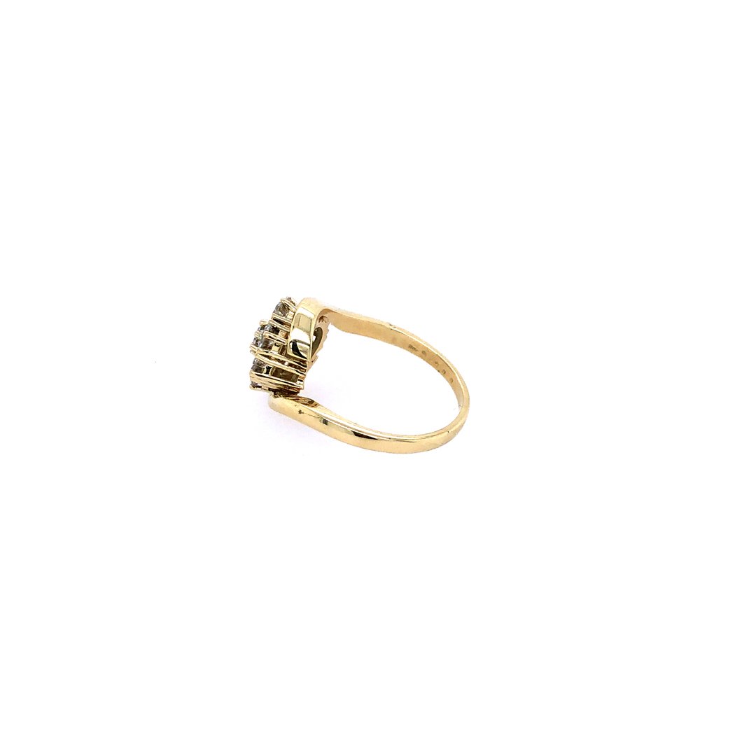 antiker-echtschmuck-antike-ringe-Ring Gelbgold 585 mit Brillanten-10848-Prejou