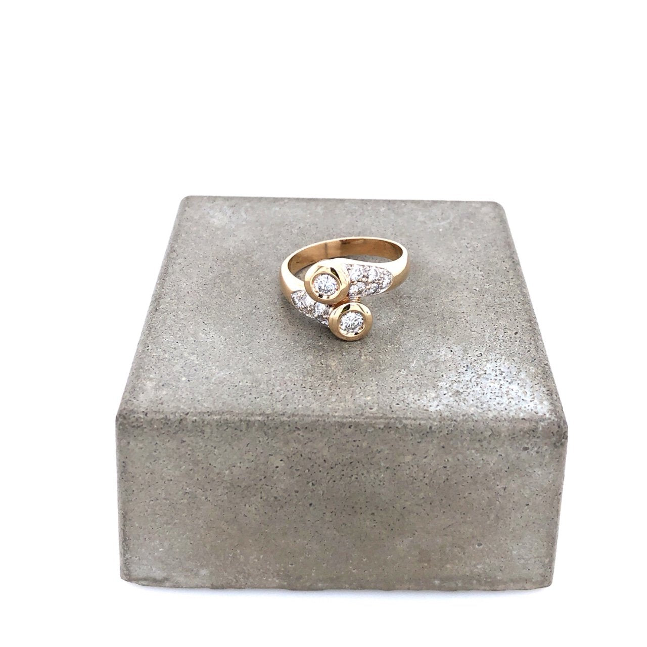 antiker-echtschmuck-antike-ringe-Ring Gelbgold 585 mit Brillanten-10858-Prejou