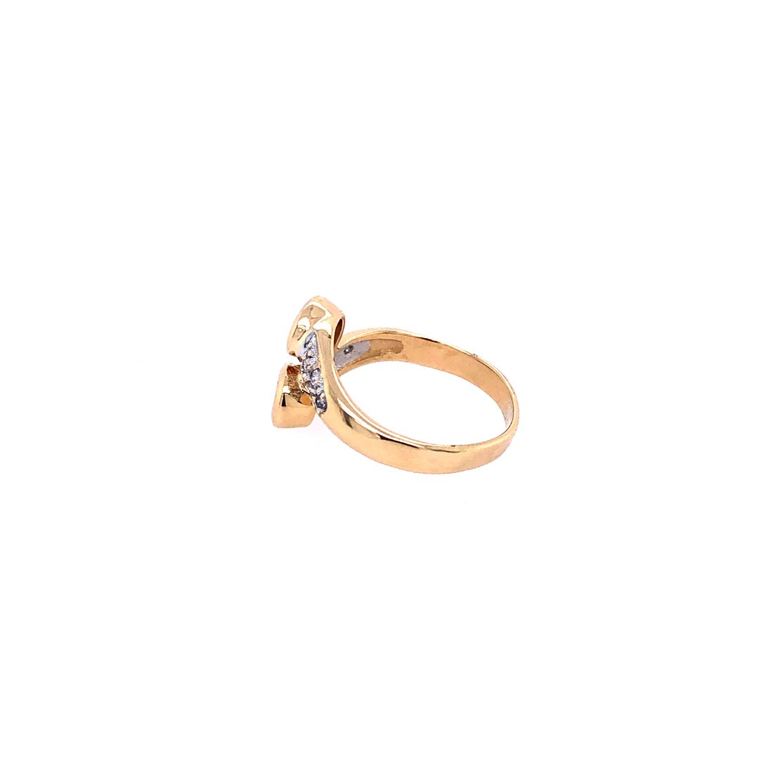 antiker-echtschmuck-antike-ringe-Ring Gelbgold 585 mit Brillanten-10870-Prejou