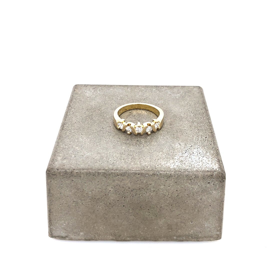 antiker-echtschmuck-antike-ringe-Ring Gelbgold 585 mit Brillanten-11414-Prejou