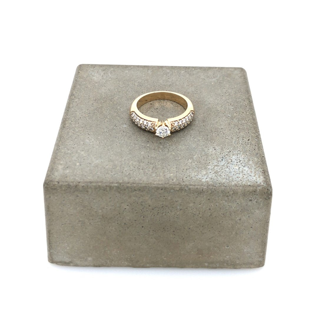 antiker-echtschmuck-antike-ringe-Ring Gelbgold 585 mit Brillanten-11541-Prejou