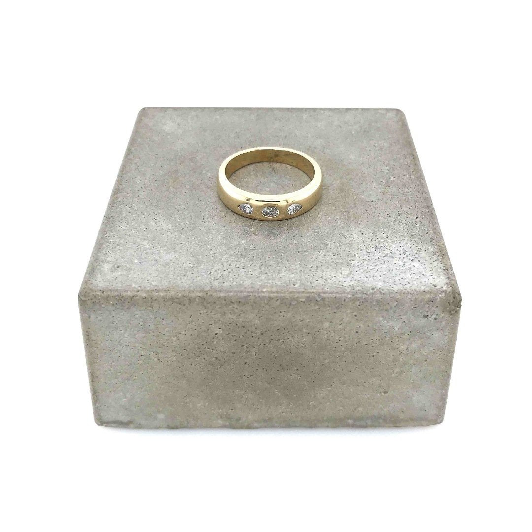 antiker-echtschmuck-antike-ringe-Ring Gelbgold 585 mit Diamanten-10589-Prejou