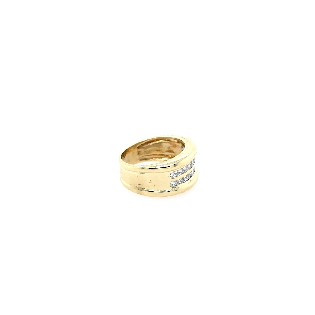 antiker-echtschmuck-antike-ringe-Ring Gelbgold 585 mit Diamanten-10741-Prejou
