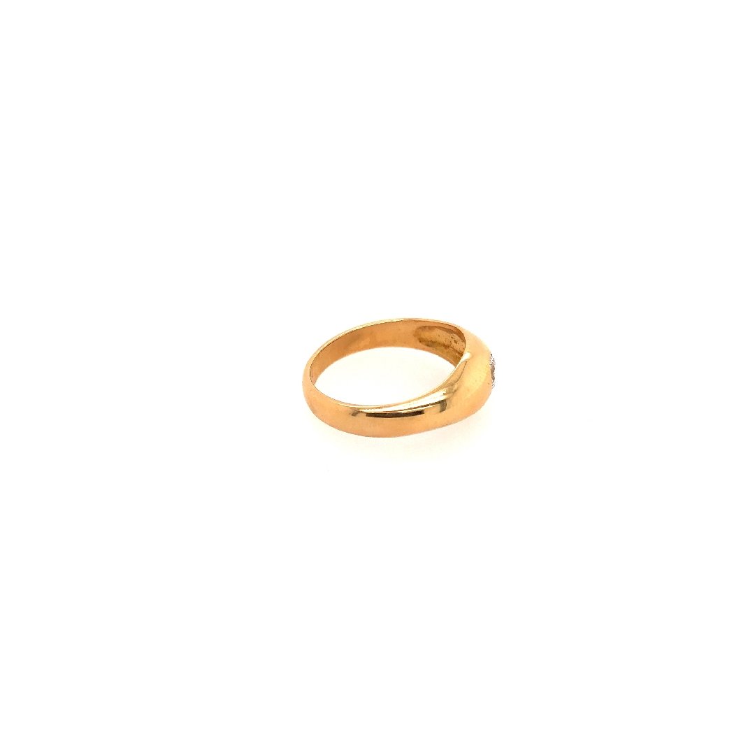 antiker-echtschmuck-antike-ringe-Ring Gelbgold 750 mit Brillant-10723-Prejou