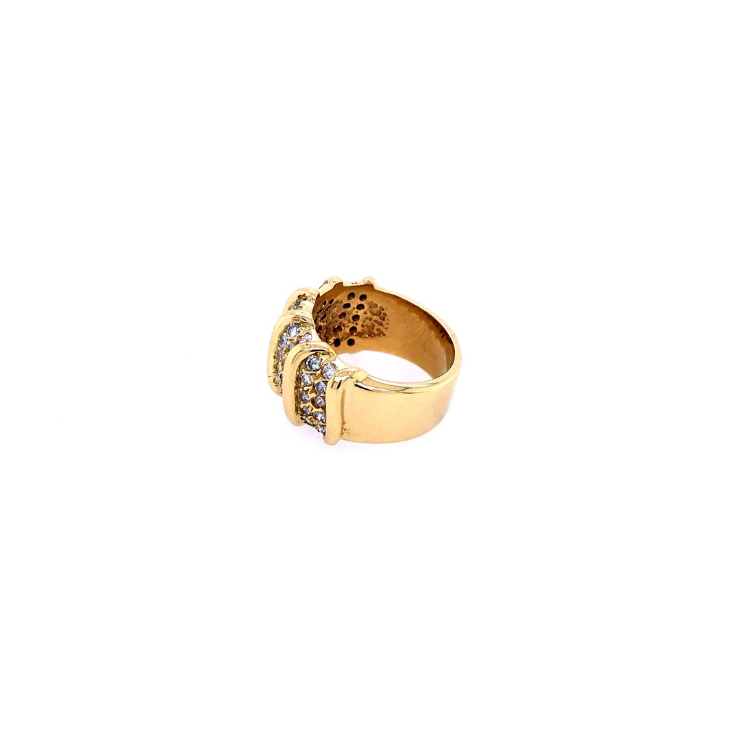 antiker-echtschmuck-antike-ringe-Ring Gelbgold 750 mit Brillanten-10030-Prejou