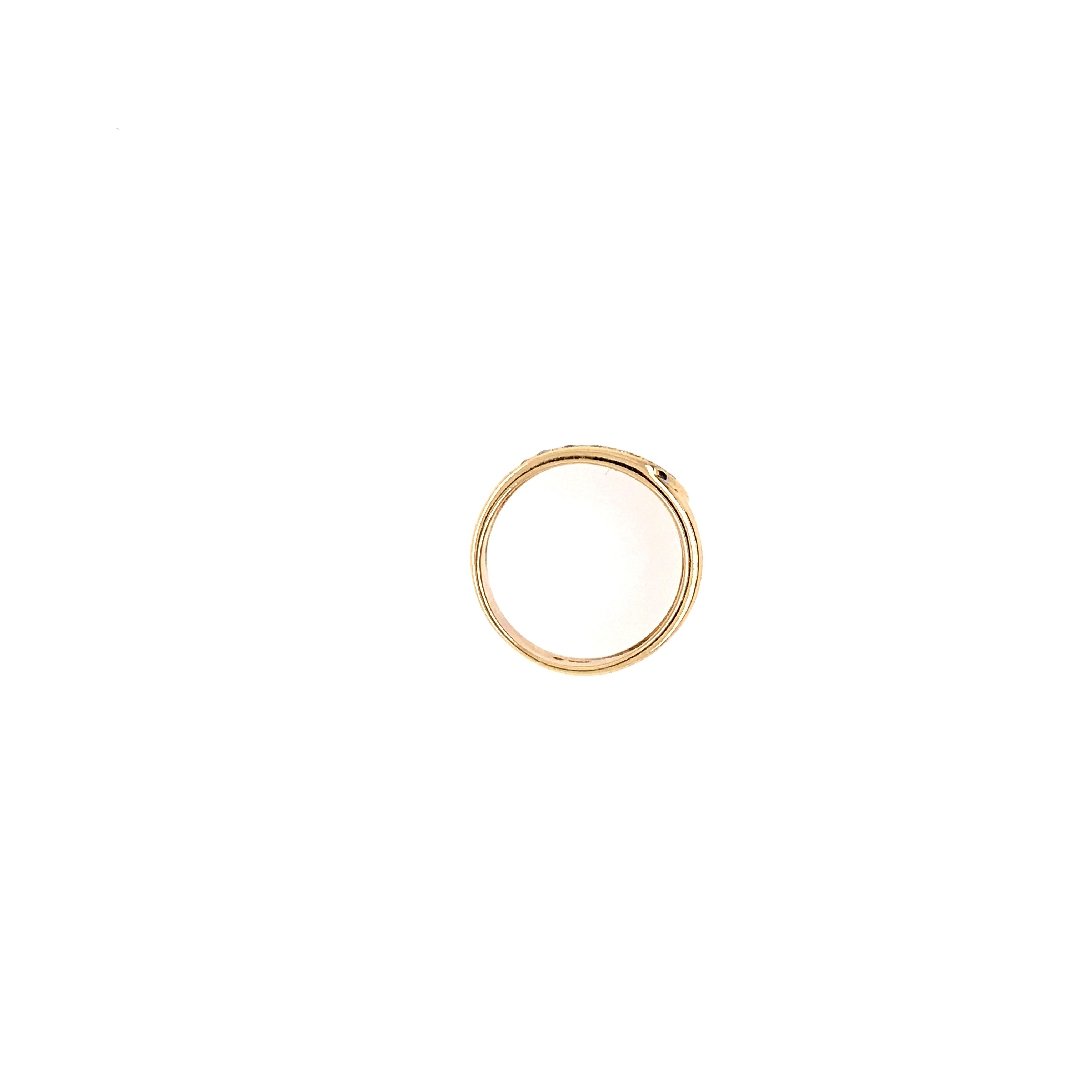 antiker-echtschmuck-antike-ringe-Ring Gelbgold 750 mit Brillanten-10627-Prejou