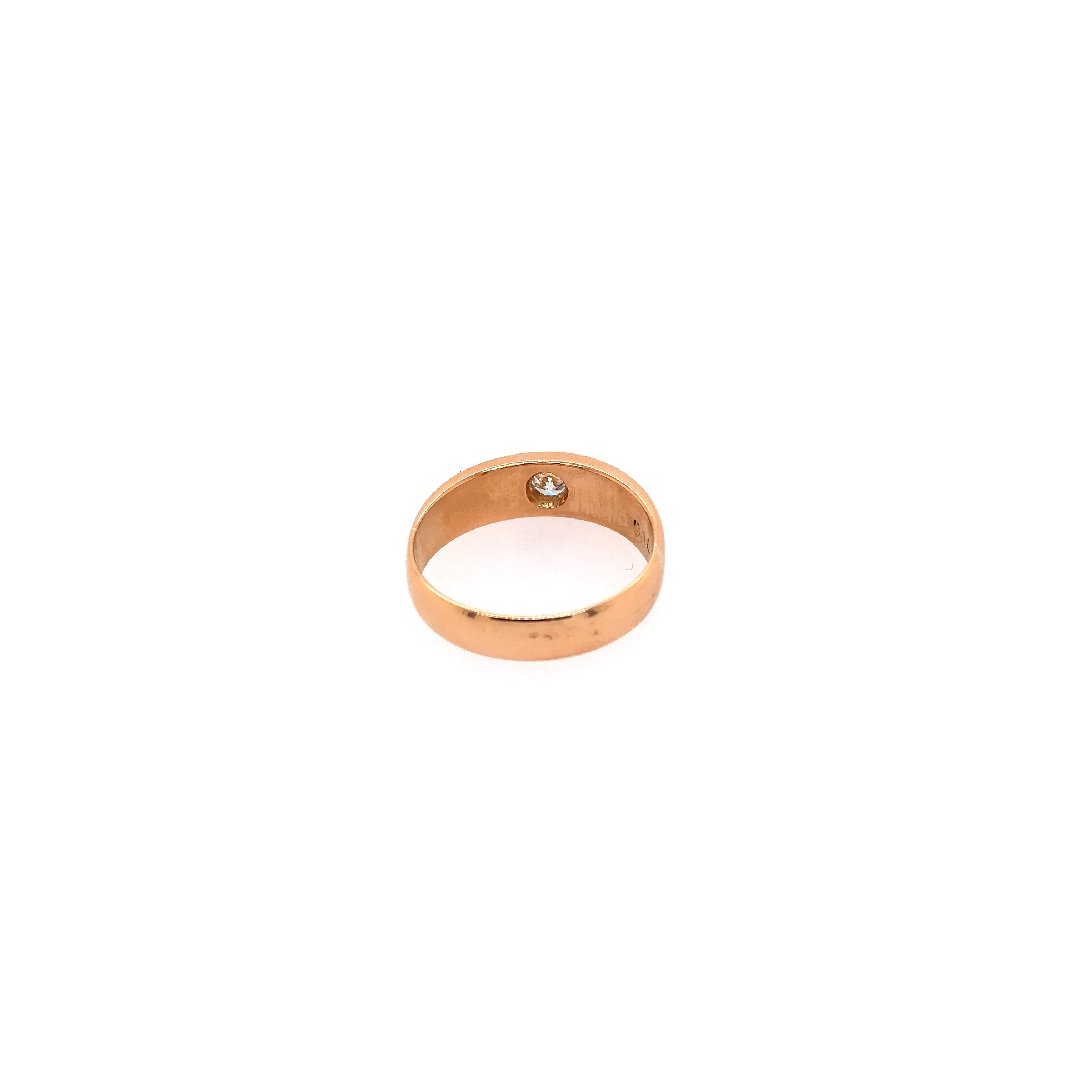 antiker-echtschmuck-antike-ringe-Ring Gelbgold 916 mit Brillant-10738-Prejou