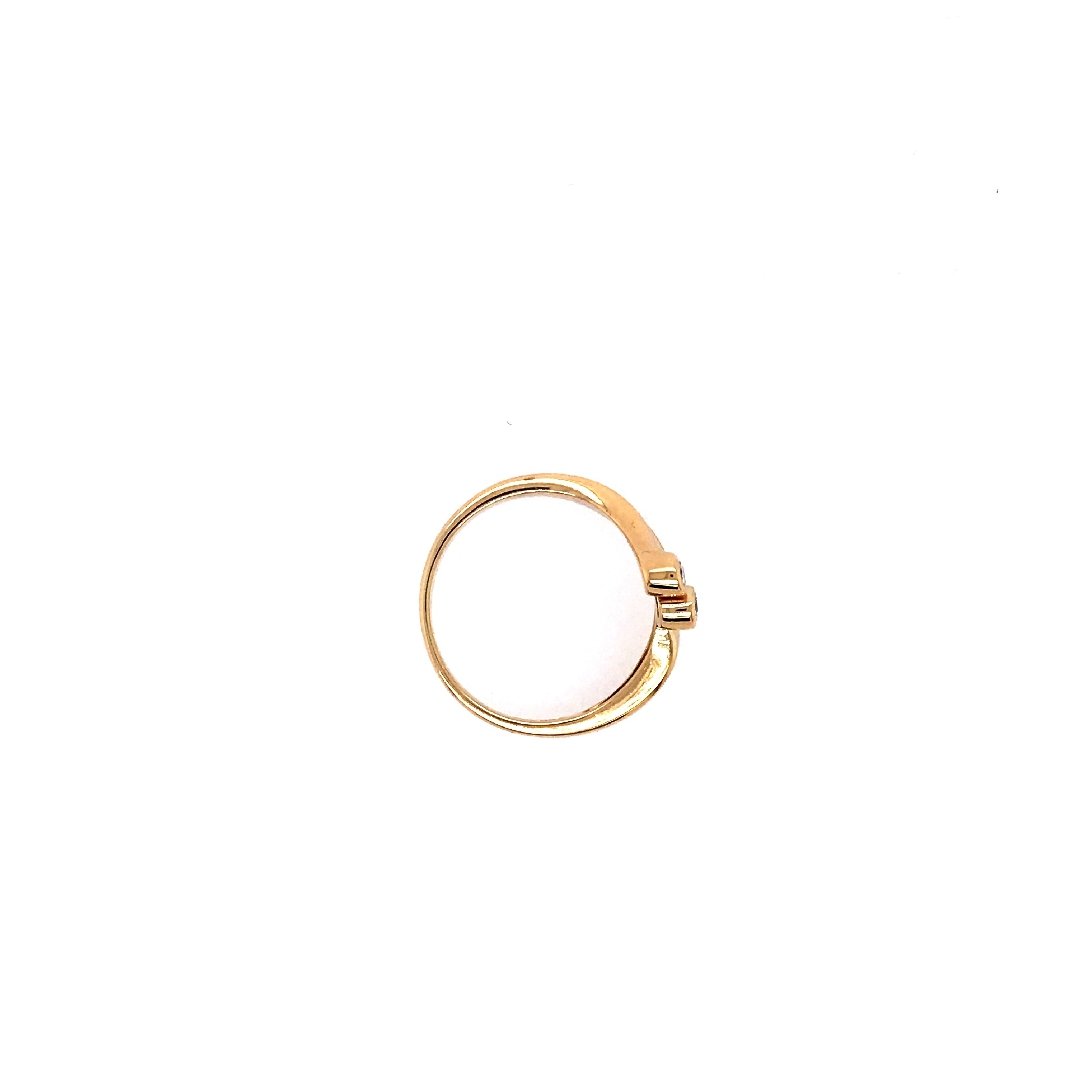 antiker-echtschmuck-antike-ringe-Ring Roségold 750 mit Brillanten-10171-Prejou