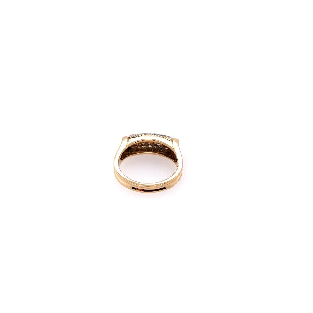 antiker-echtschmuck-antike-ringe-Ring Roségold 750 mit Brillanten-10682-Prejou