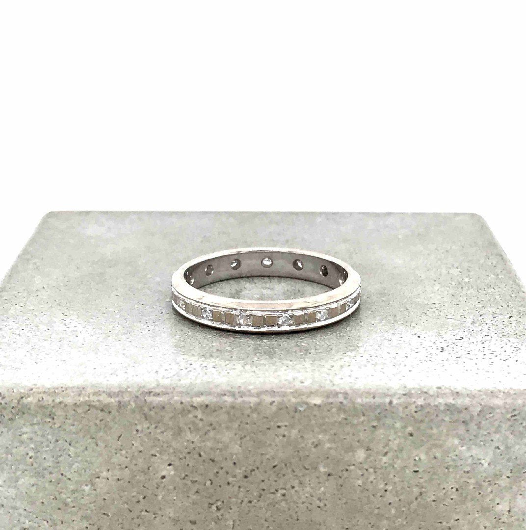 antiker-echtschmuck-antike-ringe-Ring Weissgold 585 mit Brillanten-10073-Prejou