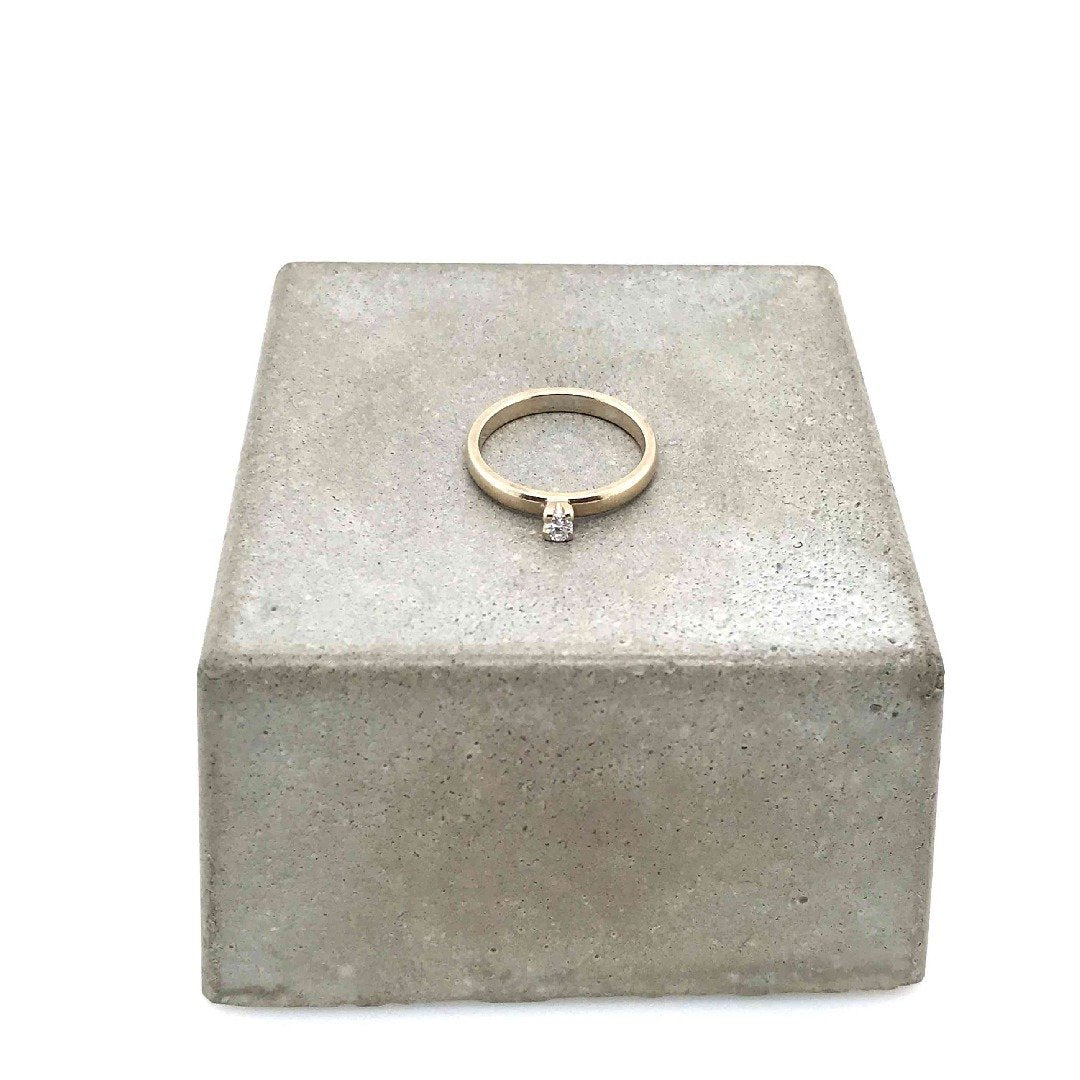 antiker-echtschmuck-antike-ringe-Ring Weissgold 750 mit Brillant-10244-Prejou