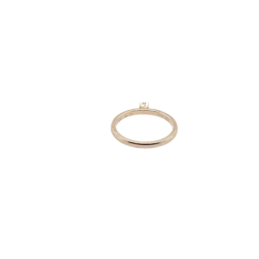 antiker-echtschmuck-antike-ringe-Ring Weissgold 750 mit Brillant-10244-Prejou