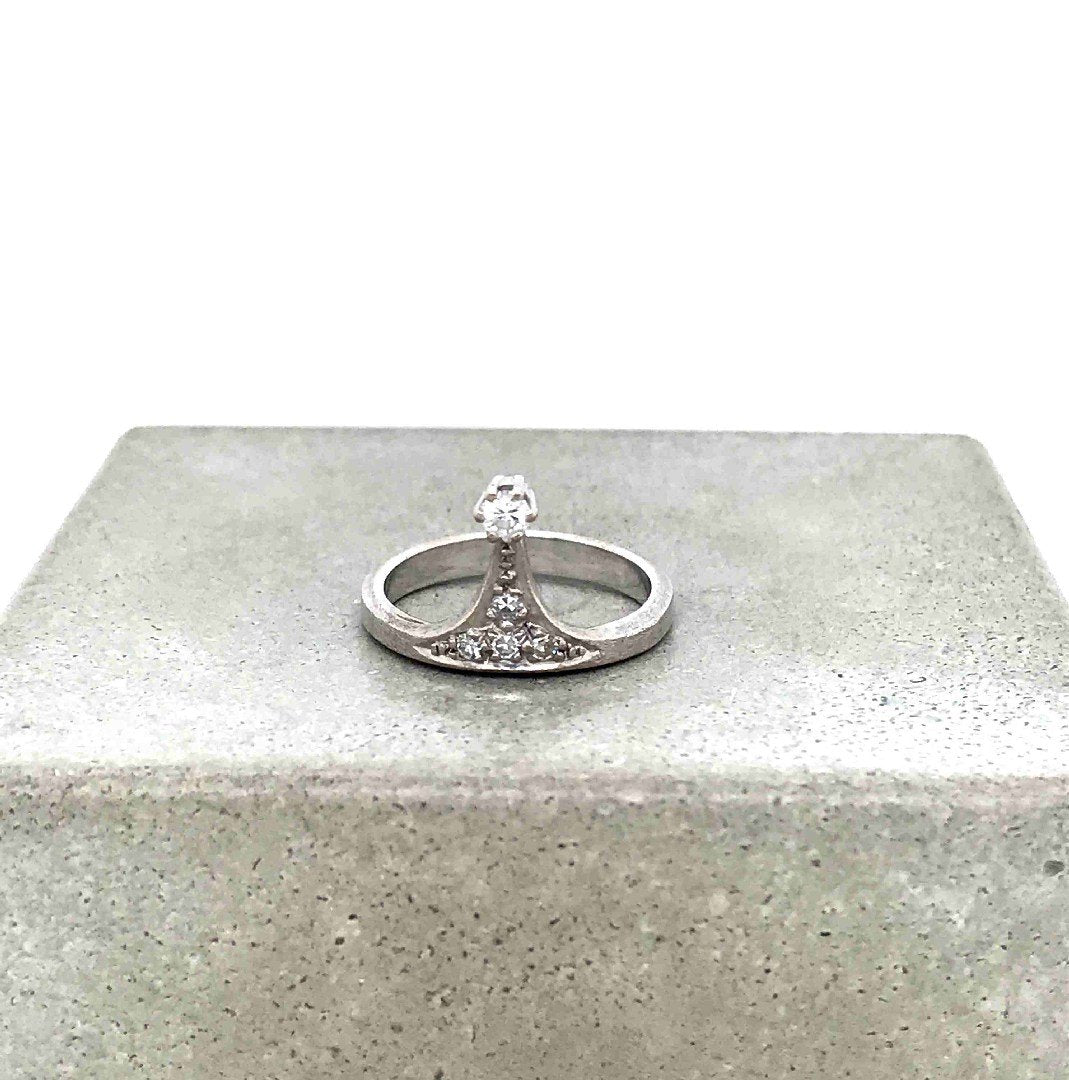 antiker-echtschmuck-antike-ringe-Ring Weissgold 750 mit Brillanten-10004-Prejou