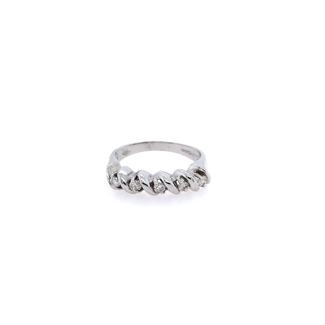 antiker-echtschmuck-antike-ringe-Ring Weissgold 750 mit Brillanten-10074-Prejou