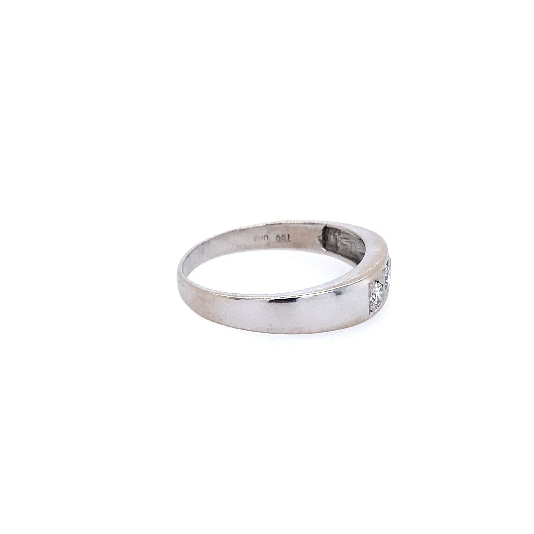 antiker-echtschmuck-antike-ringe-Ring Weissgold 750 mit Brillanten-10462-Prejou