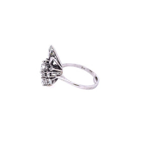 Gebrauchter Ring Weissgold 750 mit Brillanten-10618-Prejou