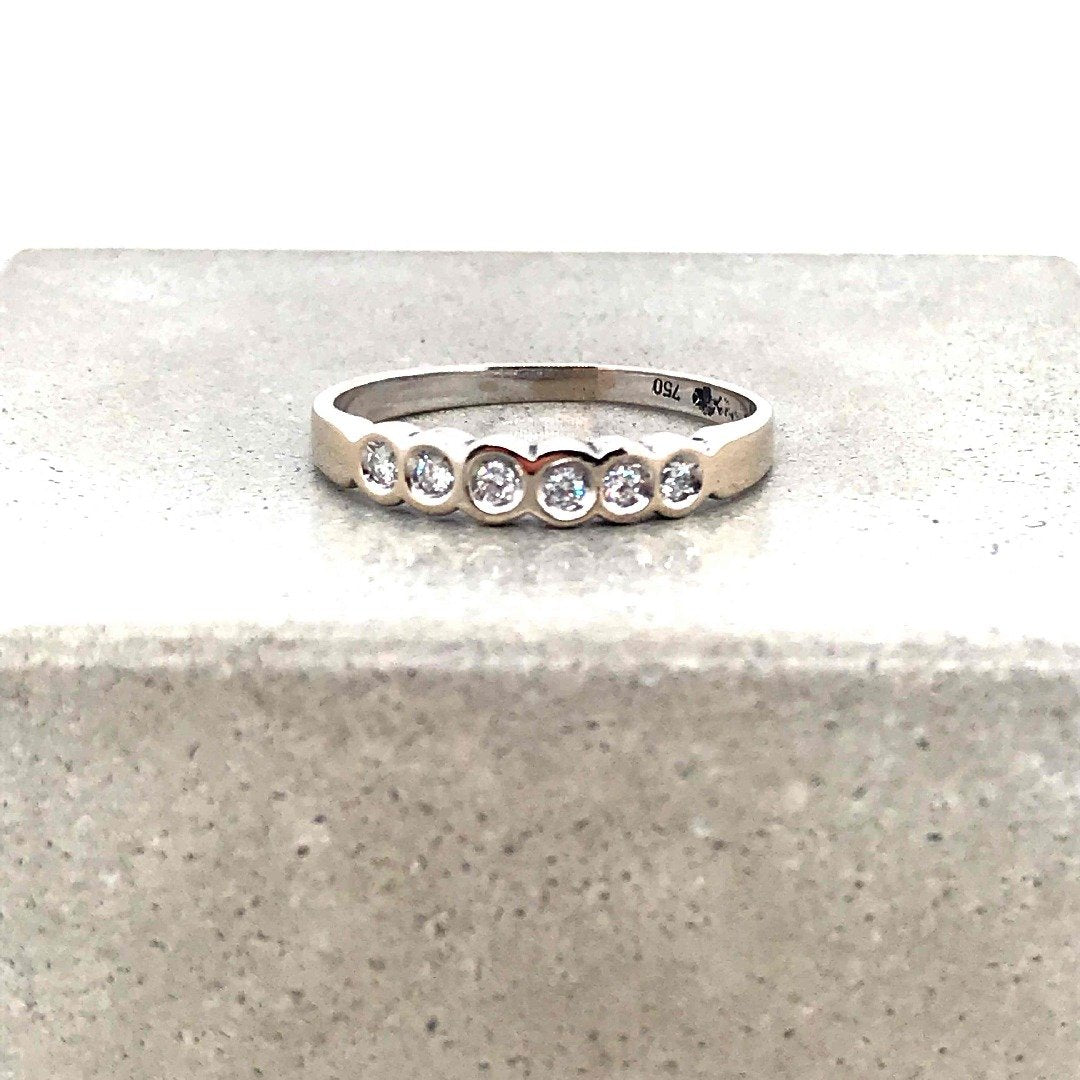 antiker-echtschmuck-antike-ringe-Ring Weissgold 750 mit Brillanten-10707-Prejou