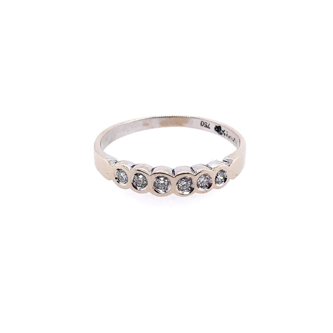 antiker-echtschmuck-antike-ringe-Ring Weissgold 750 mit Brillanten-10707-Prejou