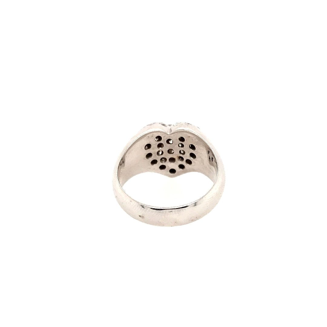 antiker-echtschmuck-antike-ringe-Ring Weissgold 750 mit Brillanten-10774-Prejou