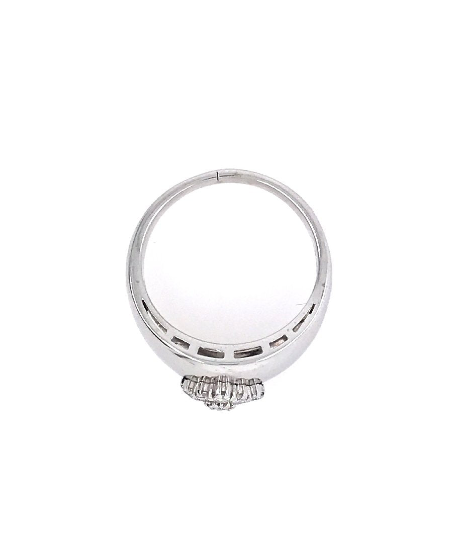 antiker-echtschmuck-antike-ringe-Ring Weissgold 750 mit Diamanten-10083-Prejou